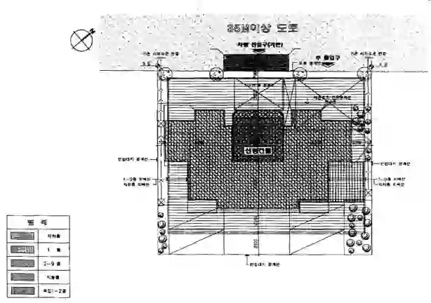 밀레니엄 오피스텔 배치도 이미지